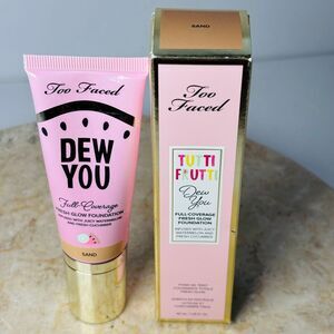 NIB SAND Too Faced Tutti Frutti Dew You Fresh Glow Foundation Rare 1.35 Fl.‎ Oz